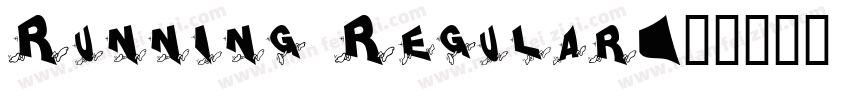 Running Regular字体转换